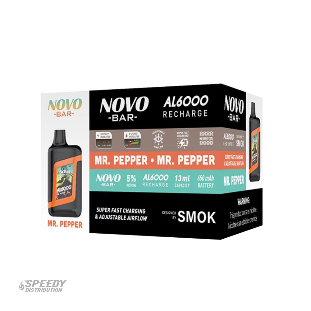 SMOK NOVO BAR DISPOSABLE 6000 PUFFS