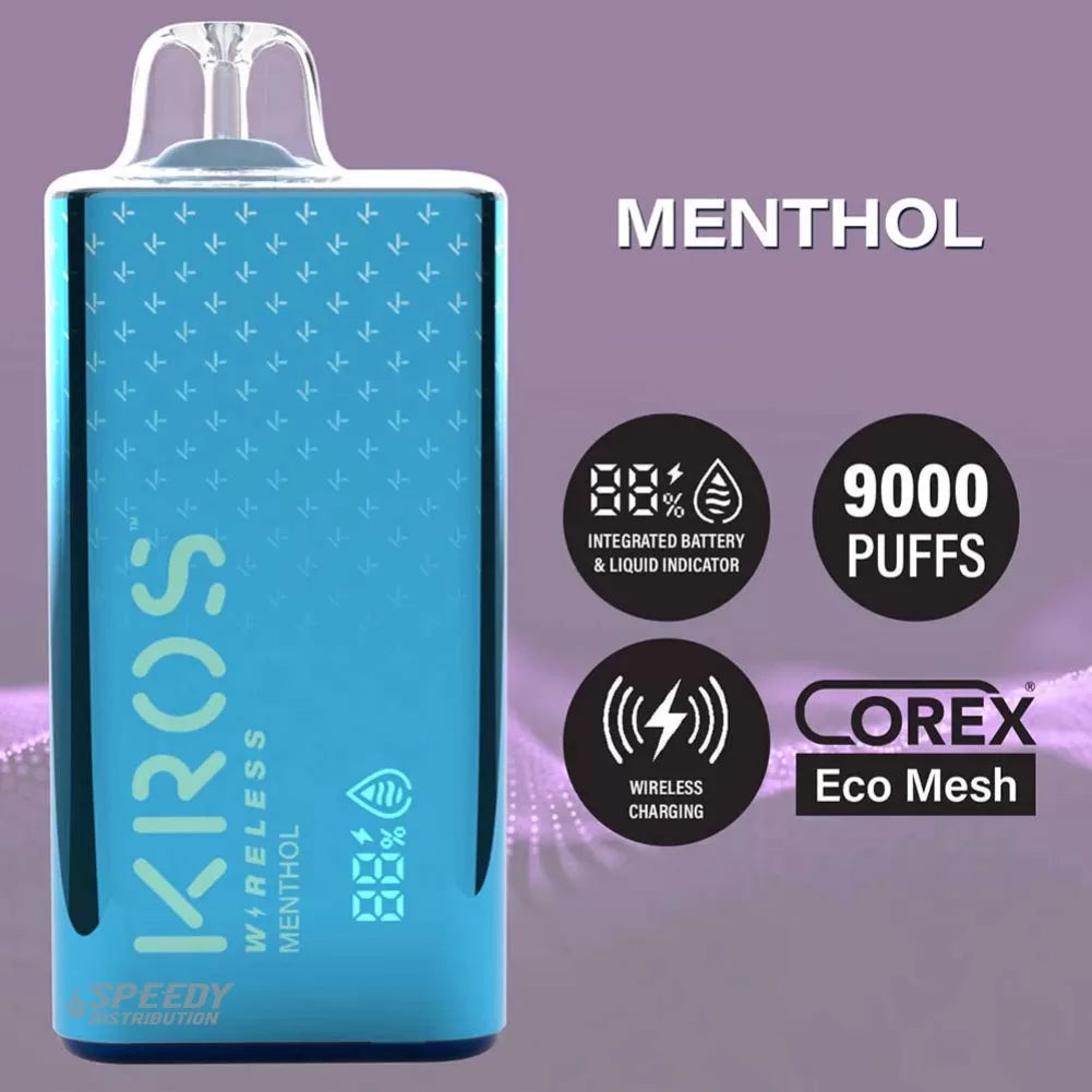 KROS – WIRELESS – DISPOSABLE – 9000 PUFFS