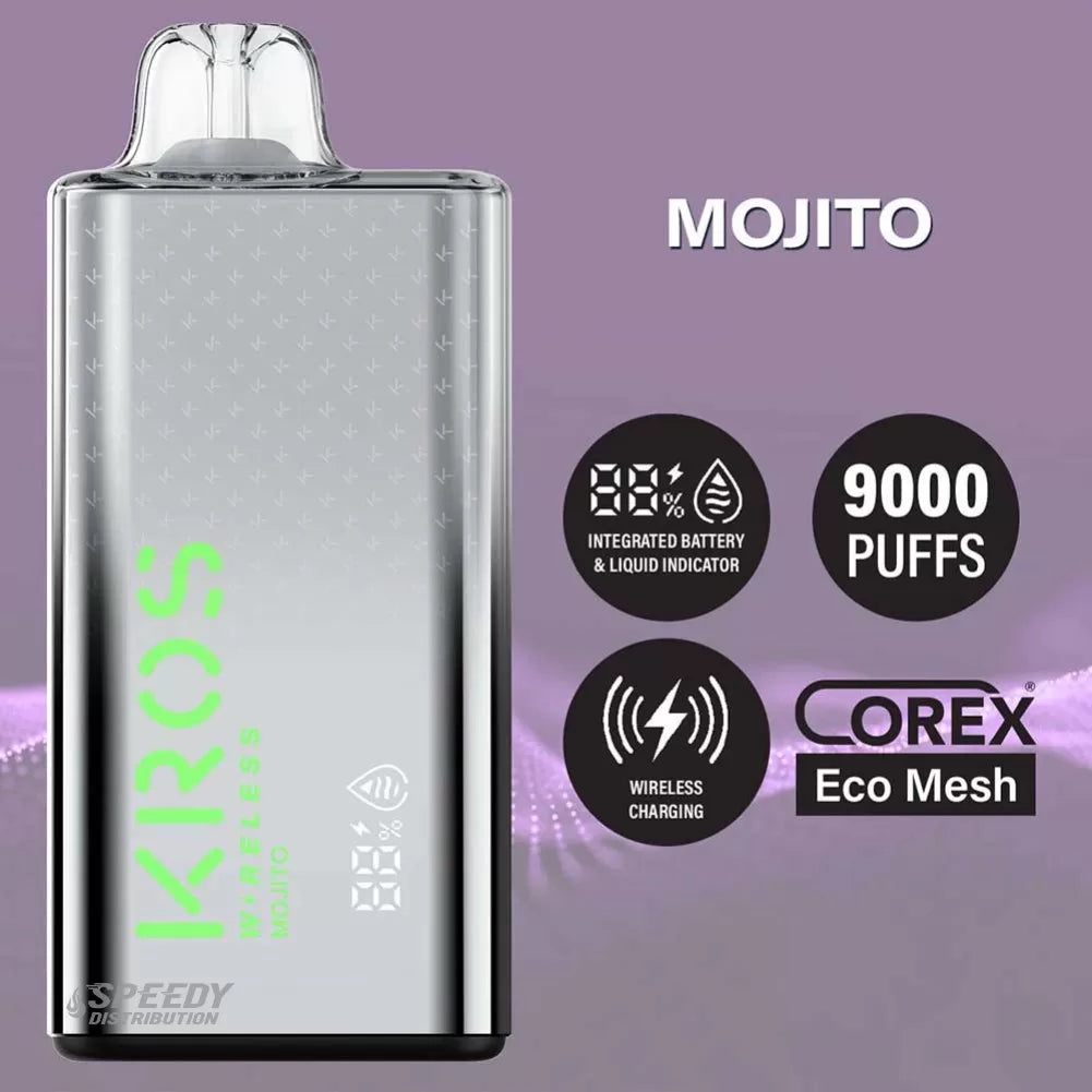 KROS – WIRELESS – DISPOSABLE – 9000 PUFFS