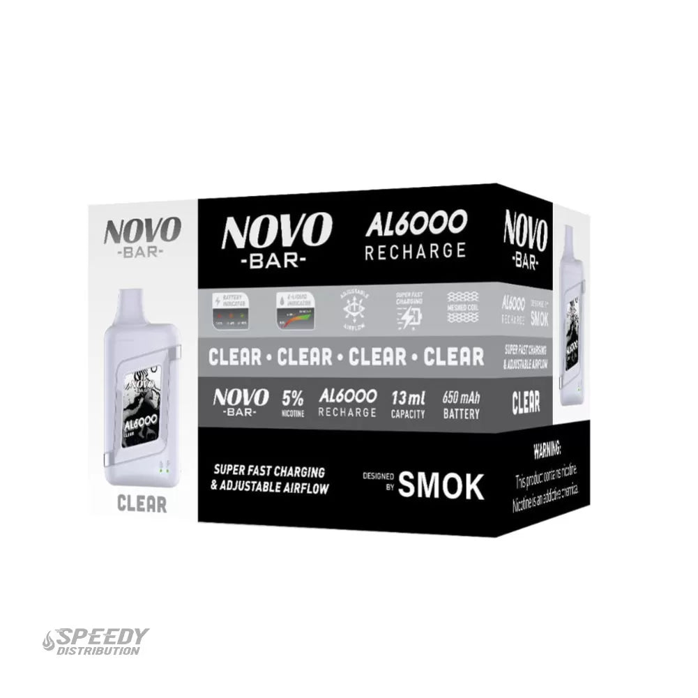 SMOK NOVO BAR DISPOSABLE 6000 PUFFS