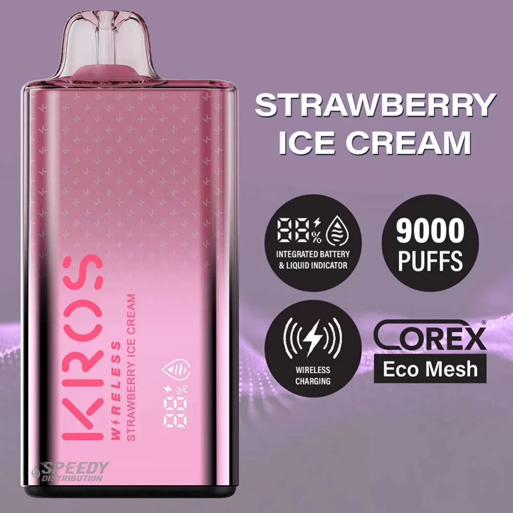 KROS – WIRELESS – DISPOSABLE – 9000 PUFFS