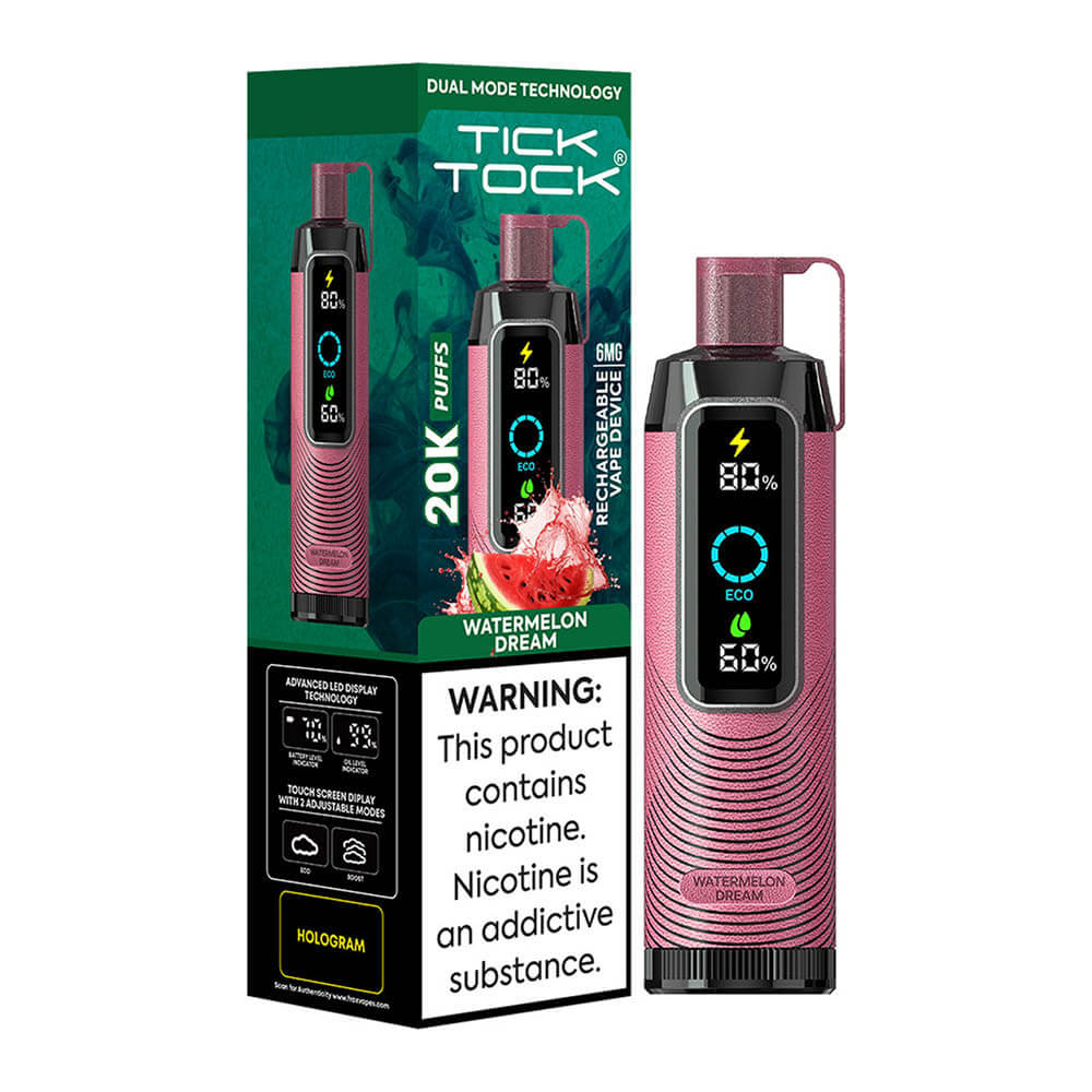 TICKTOCK DISPOSABLE – 20K PUFFS